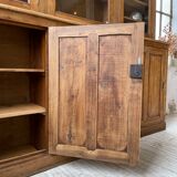 Oak showcase bookcase