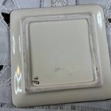 10 Square Dessert Plates by Emile Tessier, Malicorne