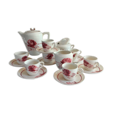 Old coffee service Digoin Sarreguemines