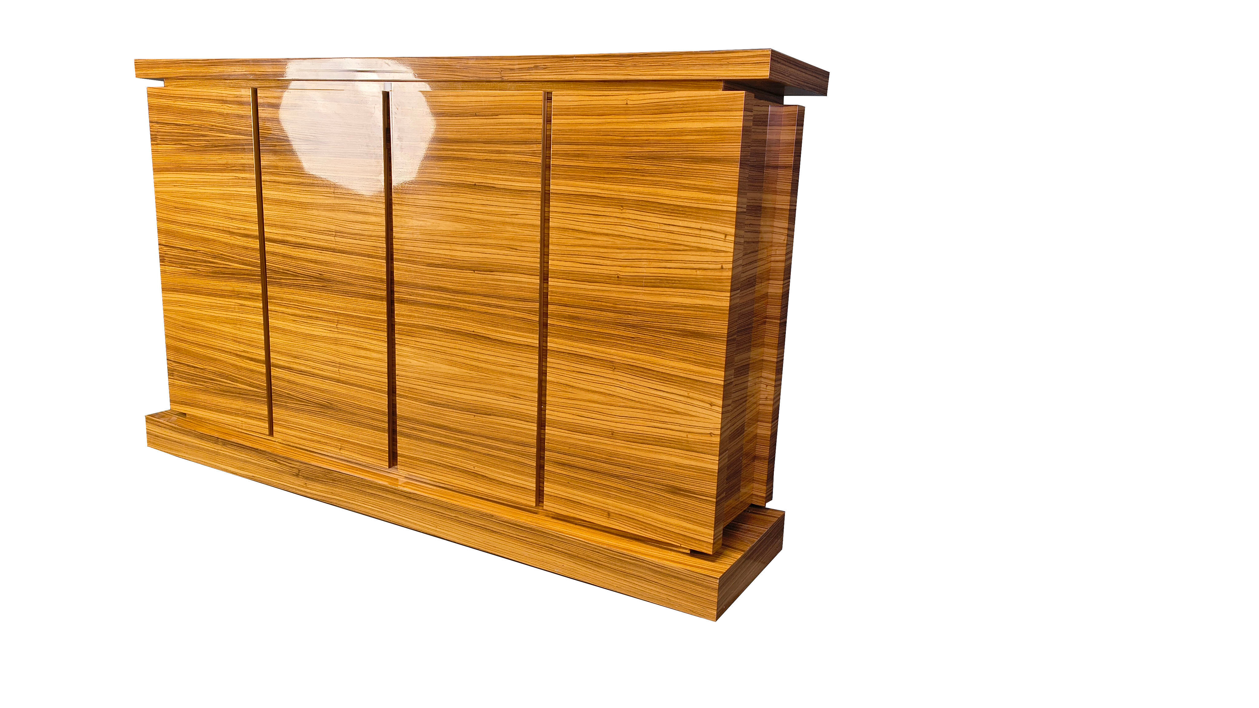 Buffet en bois exotique par Aform, années 1970