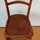 Chaise de bistrot art-nouveau en bois courbé