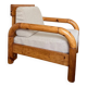 Fauteuil en pin massif esprit chalet