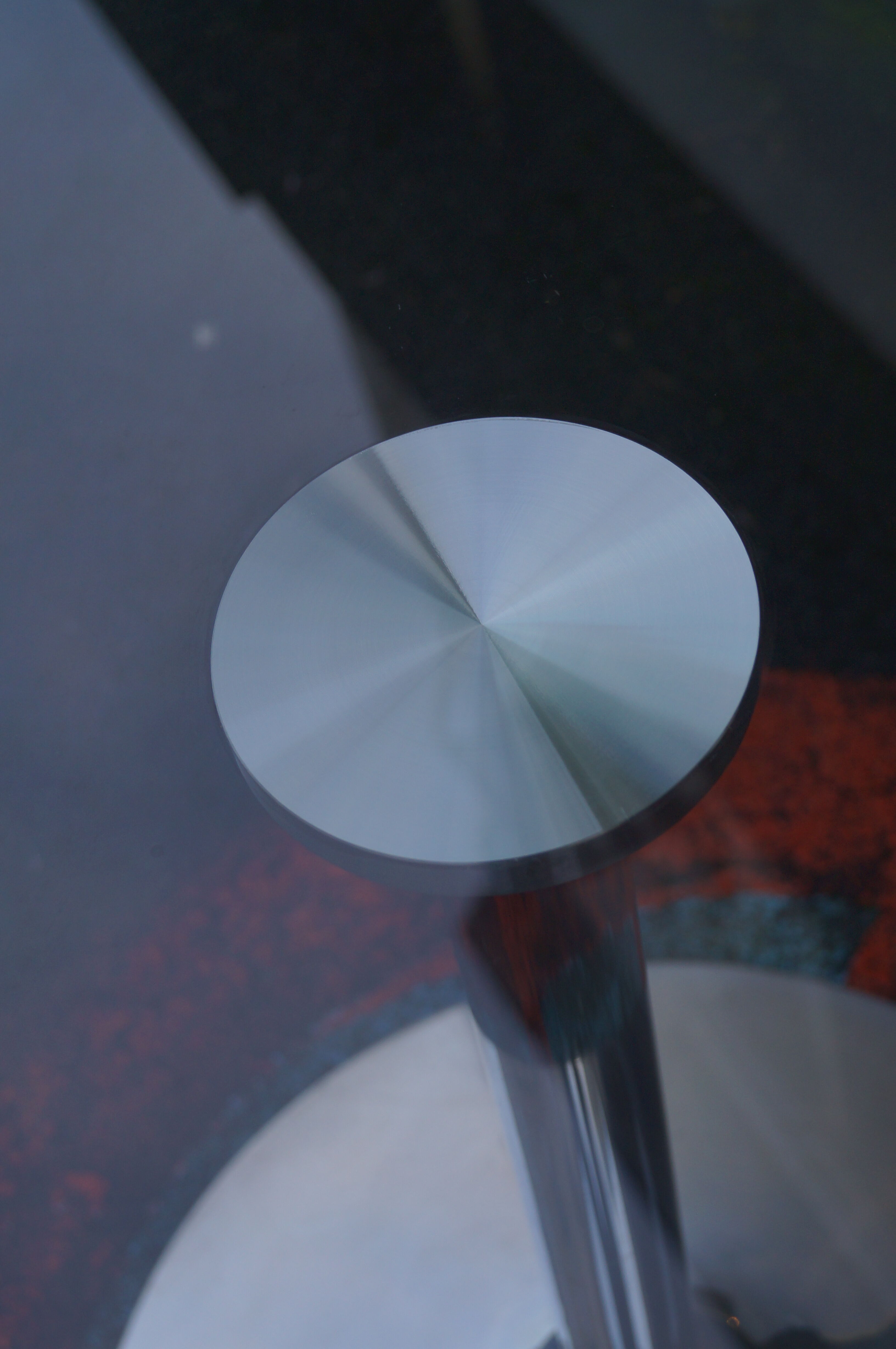 Design table base chrome tulip