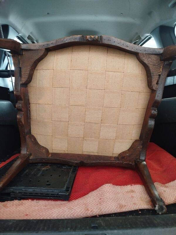 2 antique armchairs