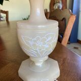 Alabaster foot lamp