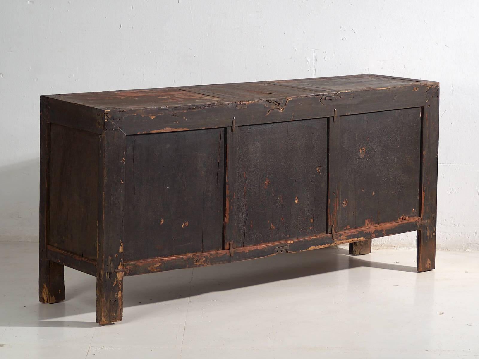 Antique sideboard in dark tones (c.1900) #26