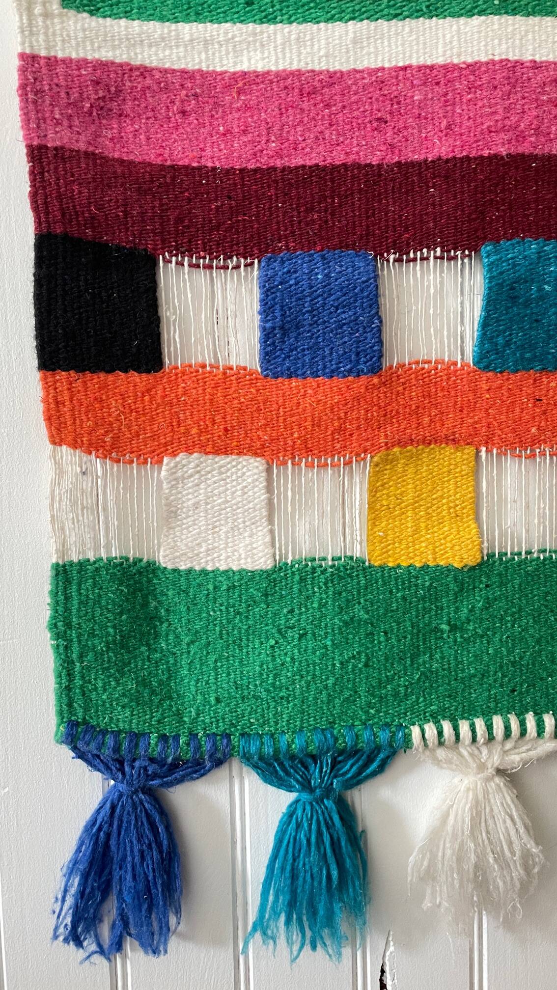 Vintage mexican decorative tapestry
