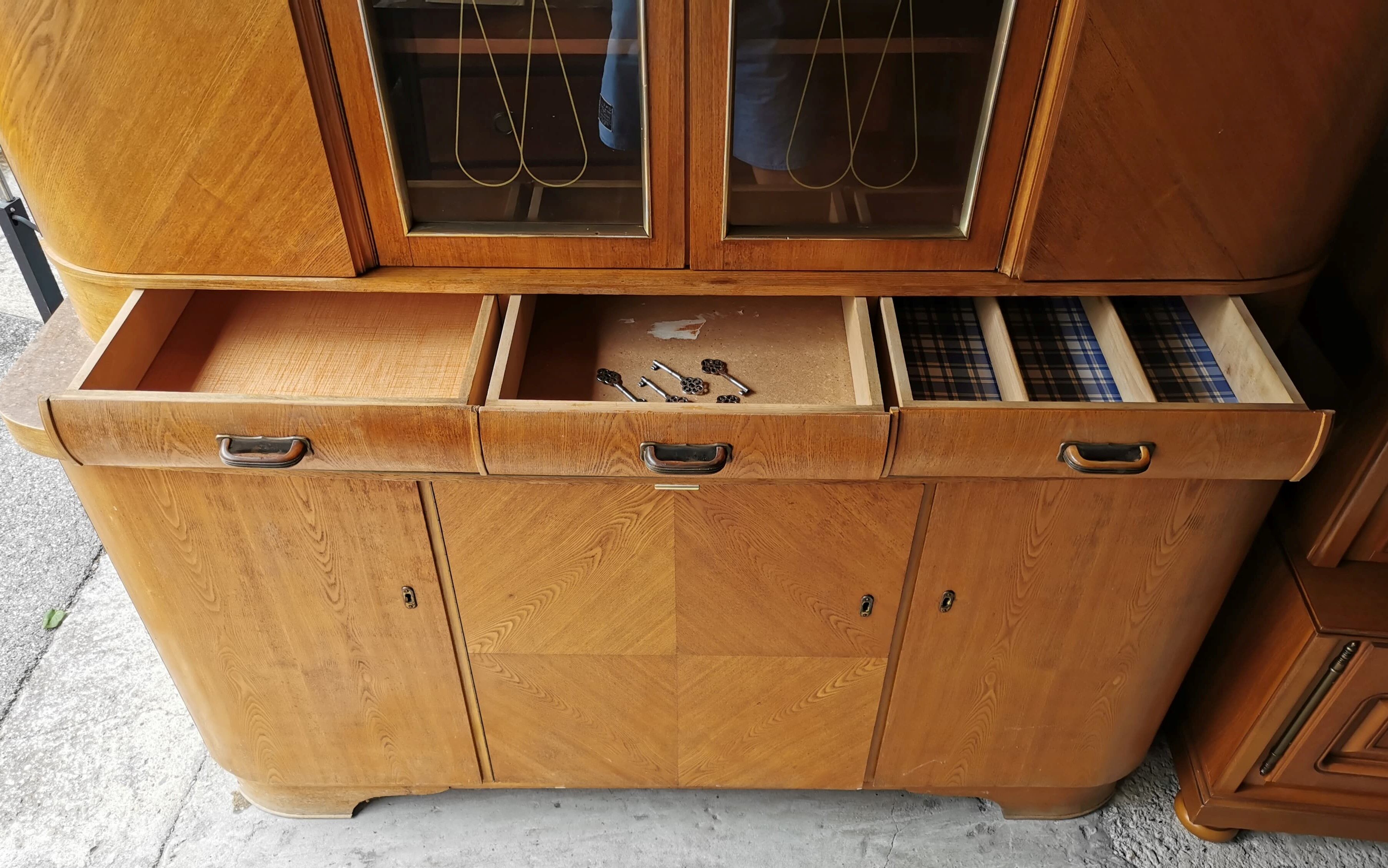 Buffet vaisselier années 70