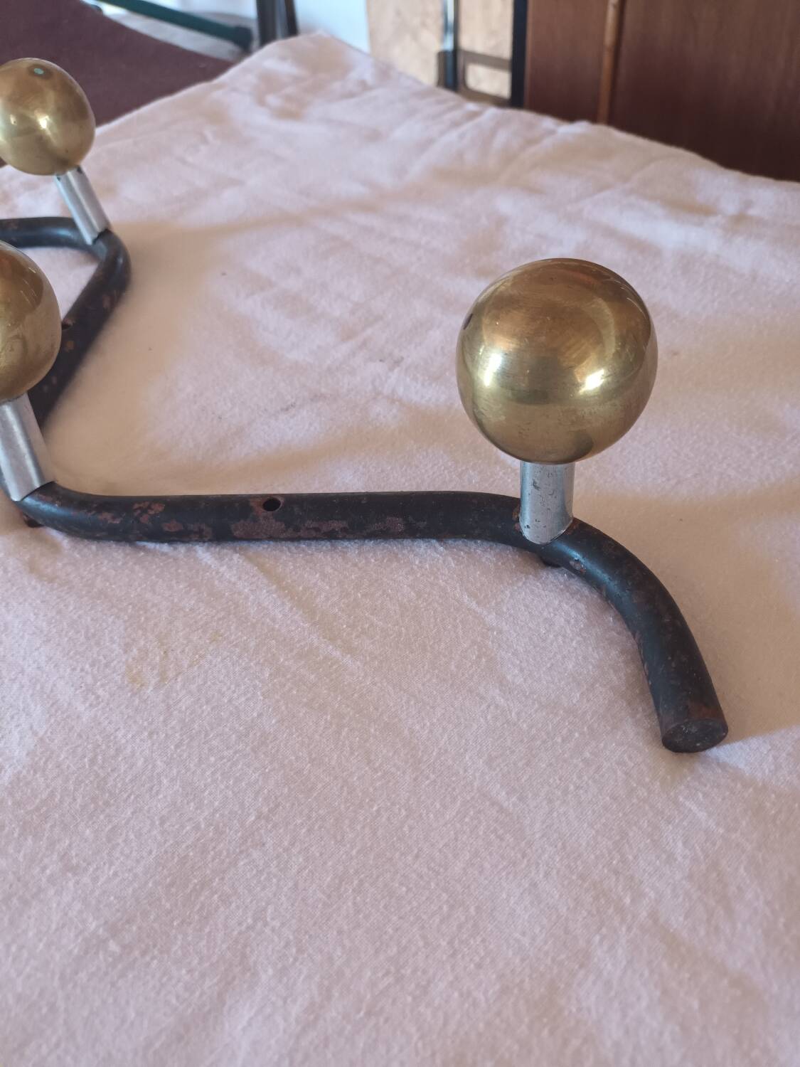 Vintage wall coat rack