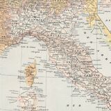 Old map Italy 1897