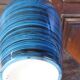 Blue ceramic lamp base