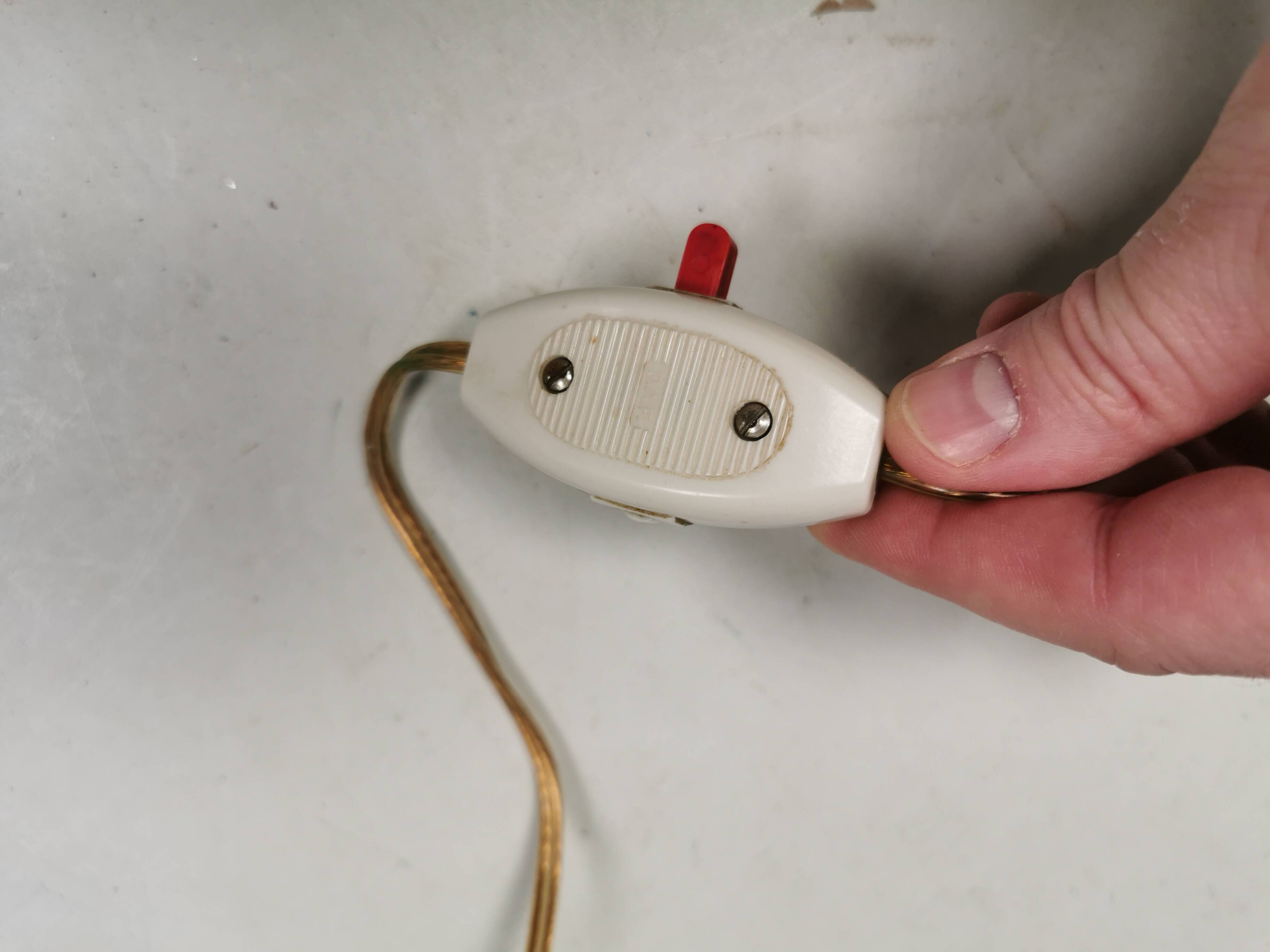 Wall lamp in teak, Denmark 1970-80s.