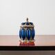 Centrotavola Large Royal Sheffield Collection Blue Service Jar 1950’s