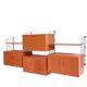 Musterring teak modular wall system – wide wall unit