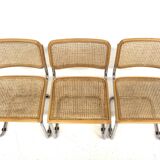 Set of 6 "B32" chairs, Marcel Breuer, Italy 1990