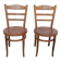 Pair of Baumann bistro chairs