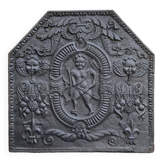 Plaque cheminée 65 x 66 cm