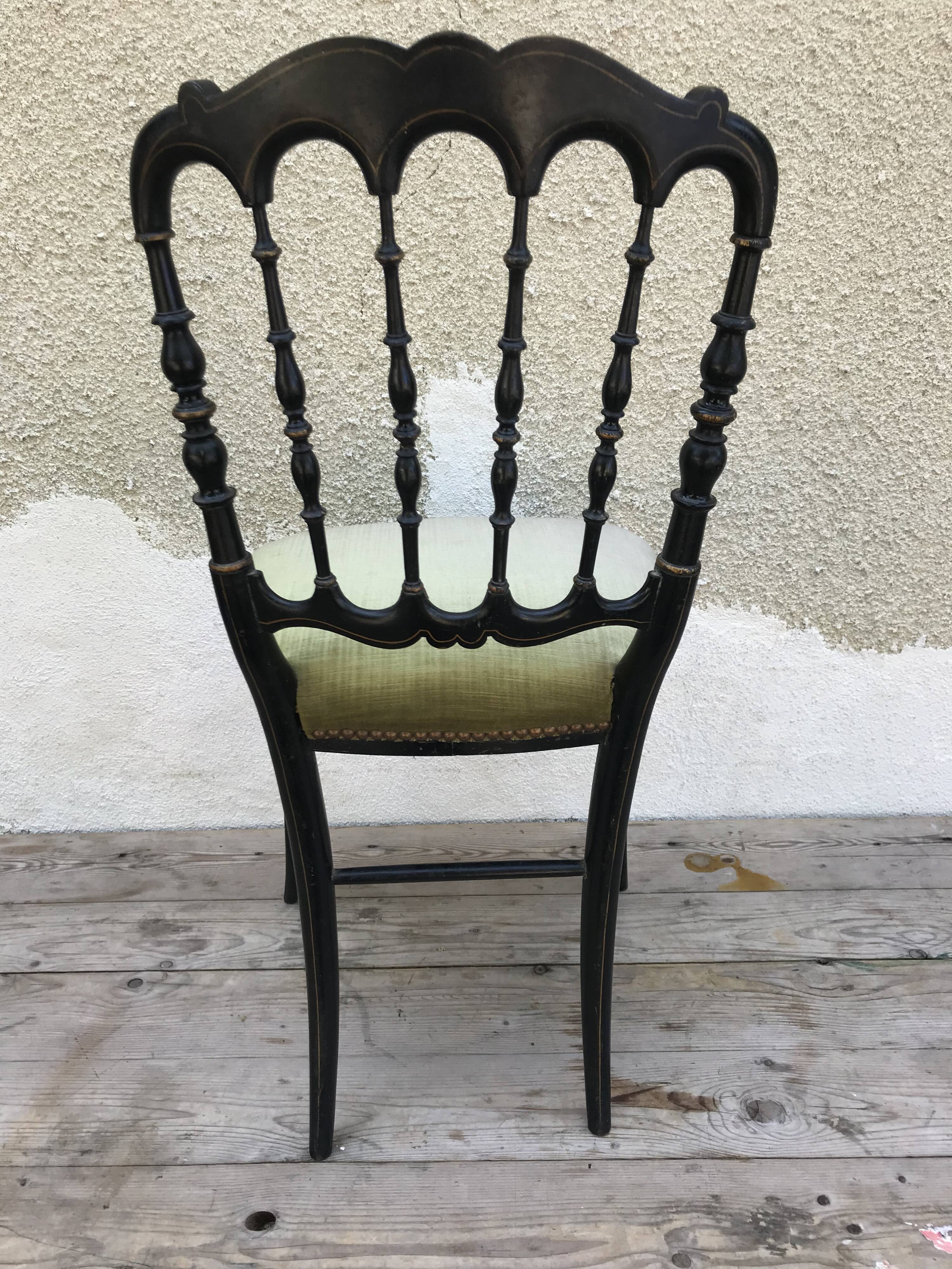 Napoleon lll old chair nineteenth time