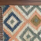 Cotton handwoven rag rug, recycle fabric