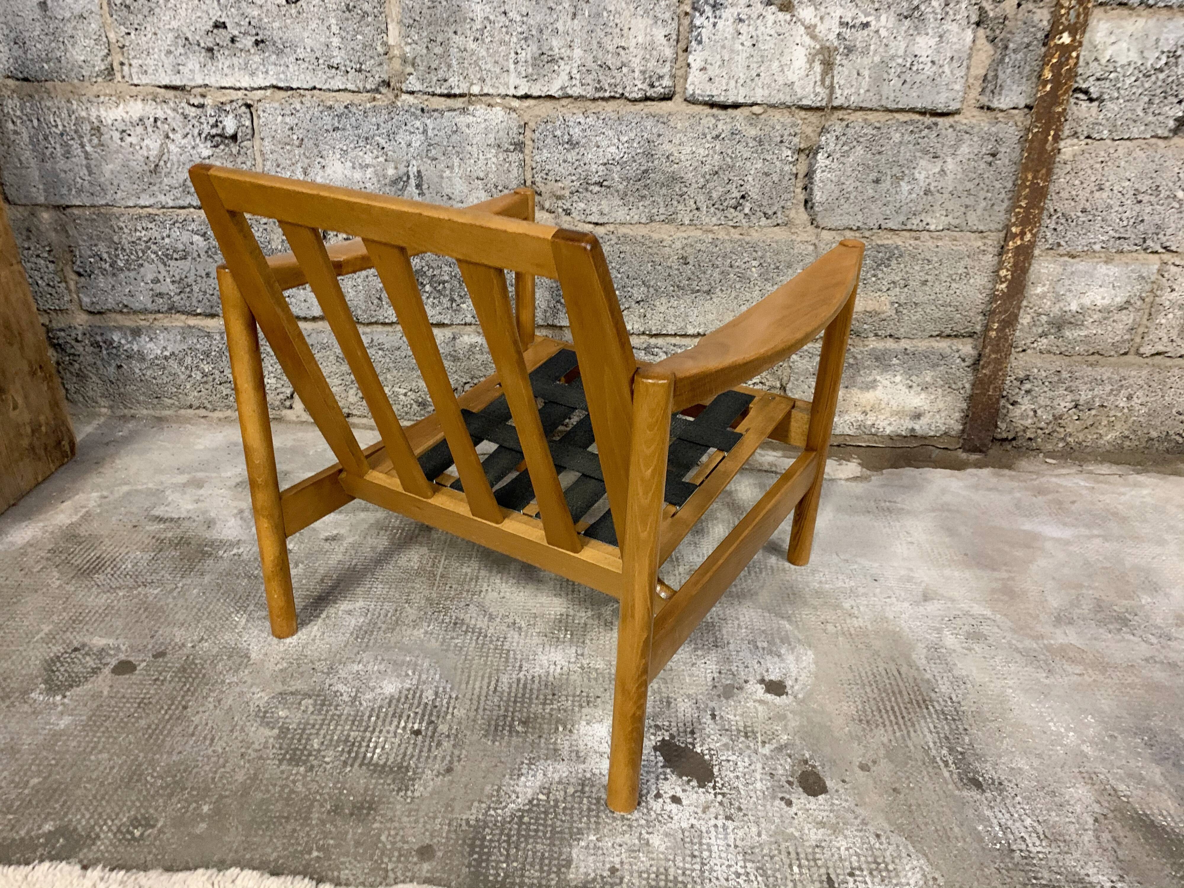 Pair of Scandinavian armchair fabric tiles