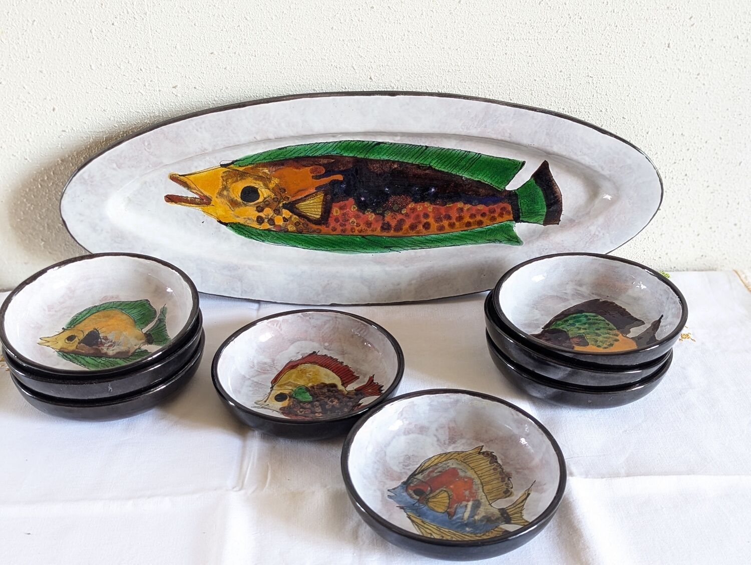 The brescon, Vallauris, fish service