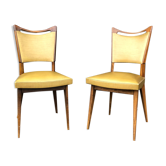 Lot de 2 chaises années 50
