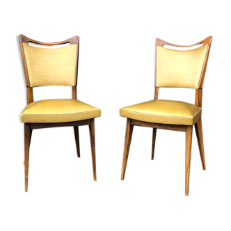 Lot de 2 chaises années 50