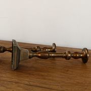 Pair of copper candle holders
