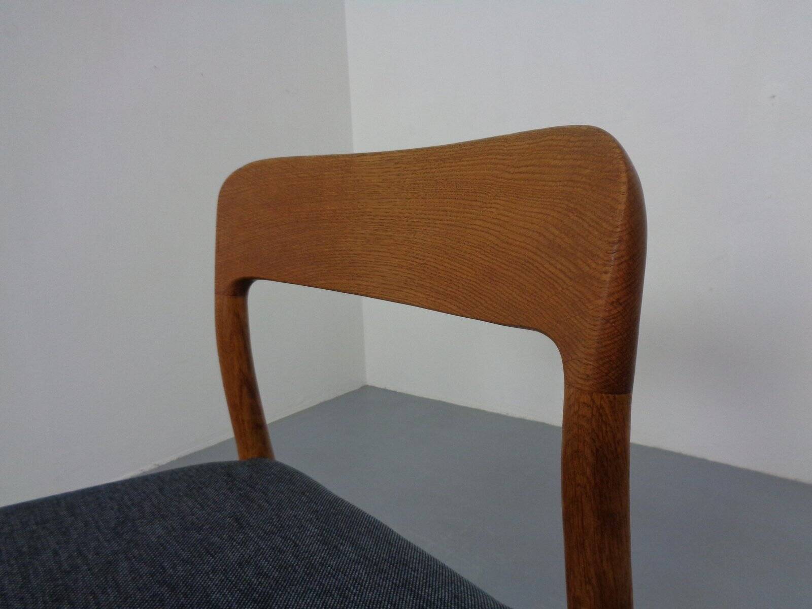 Model 75 Chair in Oak by Niels Otto Møller for J.L. Møllers, 1960s