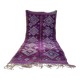 Moroccan purple carpet - 208 x 425 cm