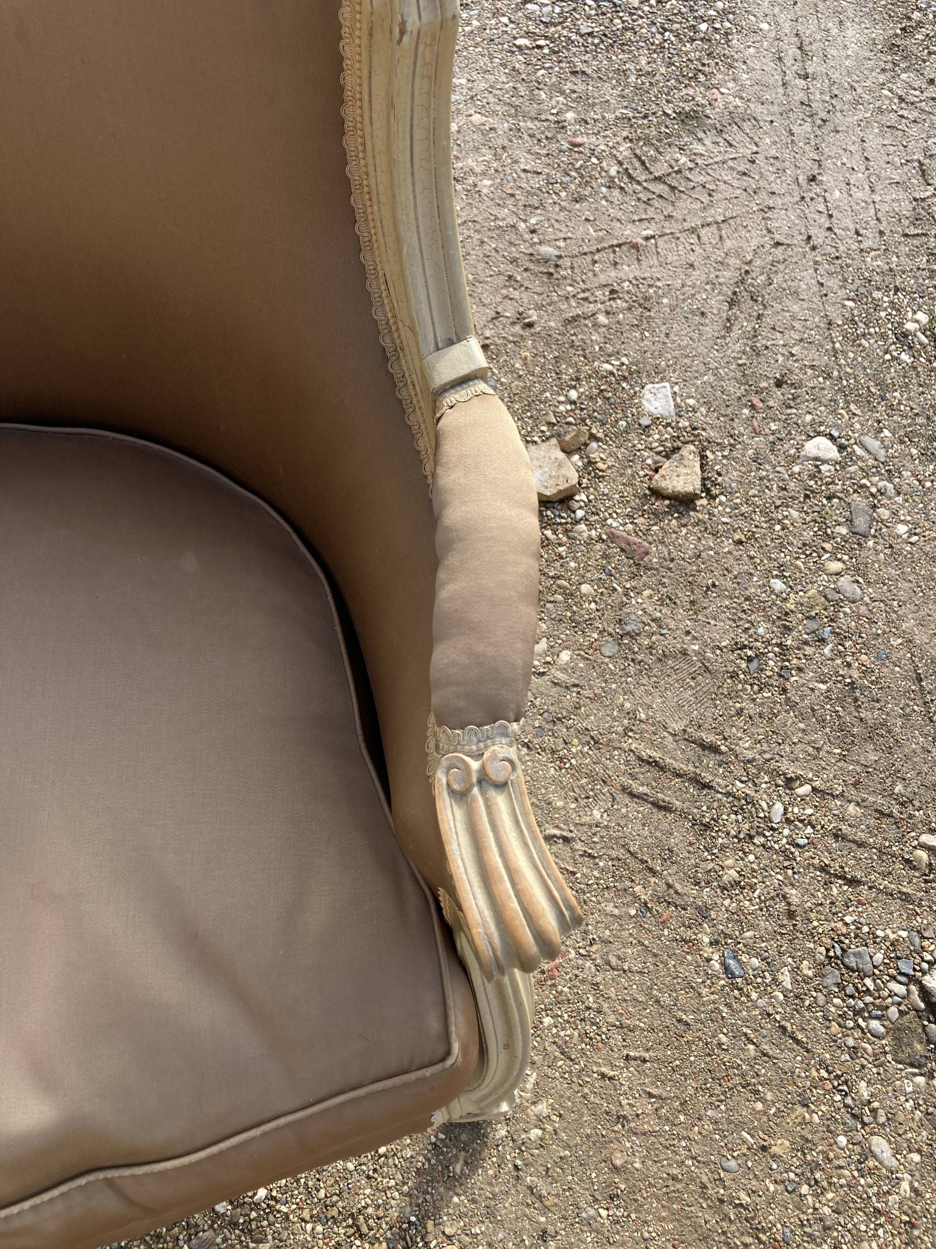 Pair of shepherdess armchairs