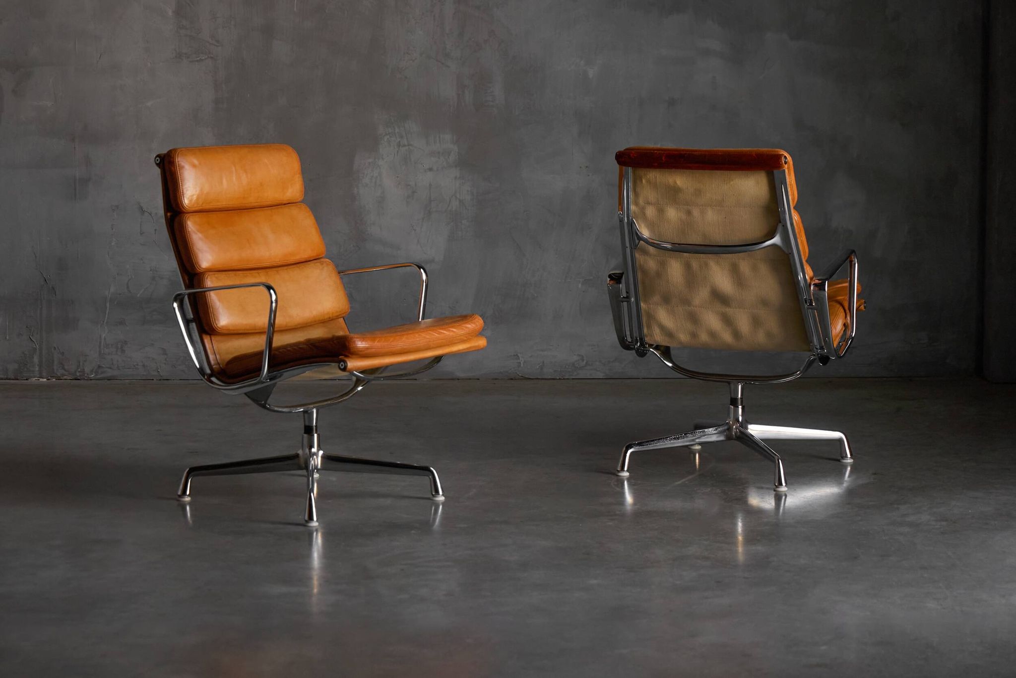 Chaise Soft Pad EA216 par Charles et Ray Eames, États-Unis, 1969