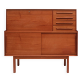 1960s sideboard - secretary combination in teak