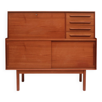 1960s sideboard - secretary combination in teak