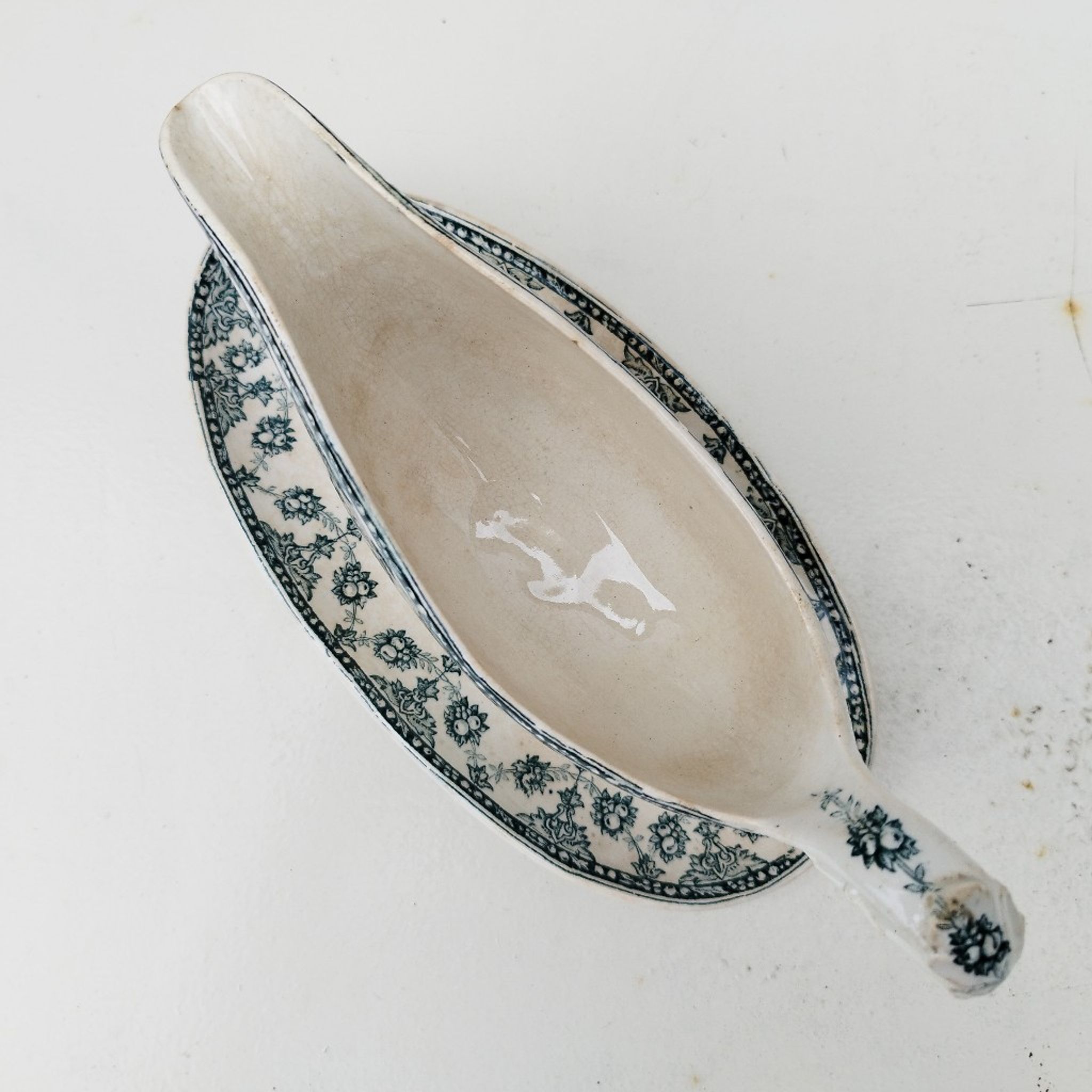 Saucière faience saint amandinoise norman service