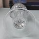 6 crystal stem glasses