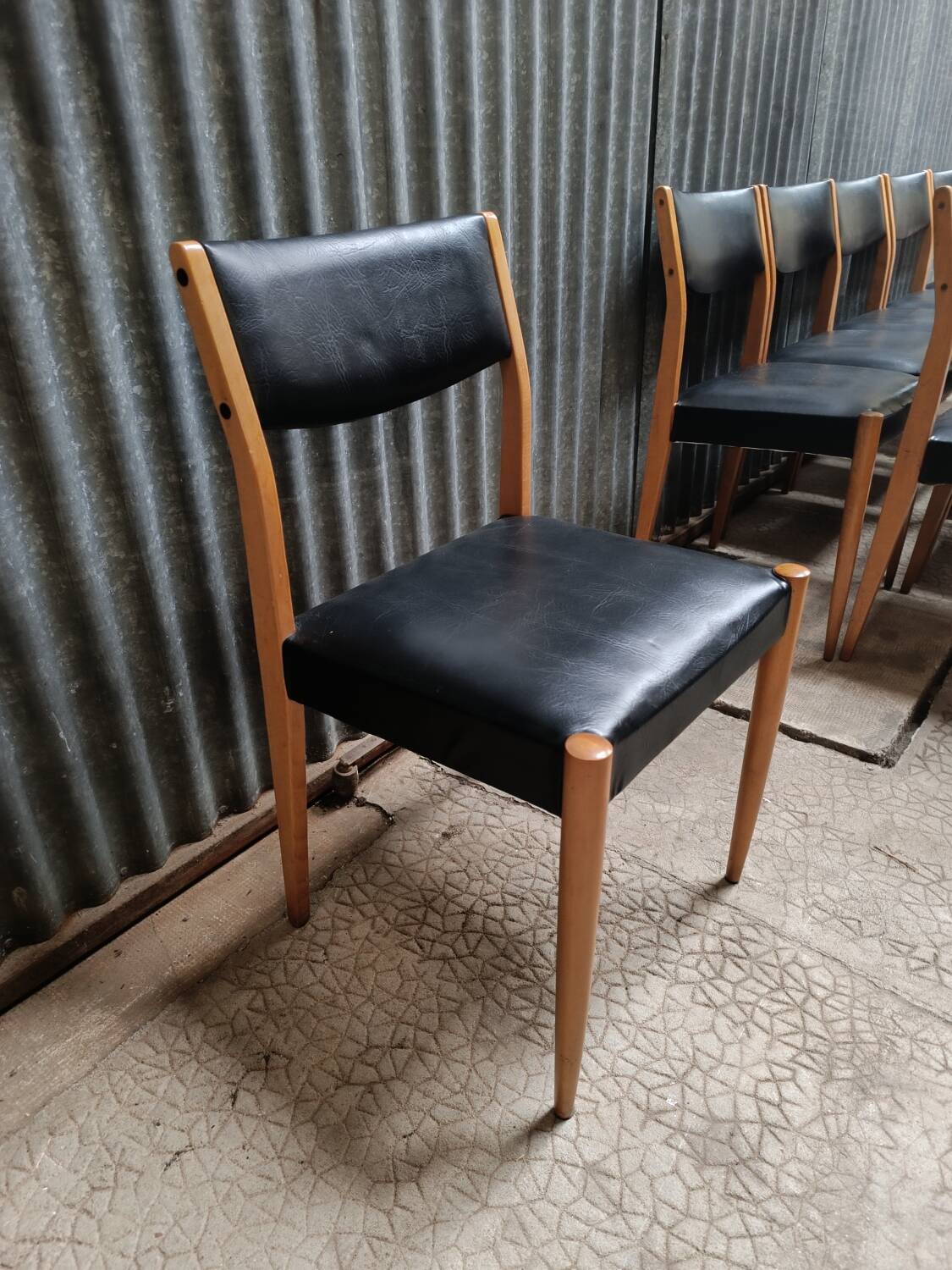 Vintage Scandinavian dining chairs