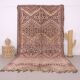 Purple Vintage Beni Mguild Rug 186 x 353 cm - Handmade Berber Wool Rug