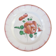 Plate in Faience de l'est pink red 19th LUNEVILLE ISLETTES ST CLEMENT nº2