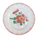 Plate in Faience de l'est pink red 19th LUNEVILLE ISLETTES ST CLEMENT nº2