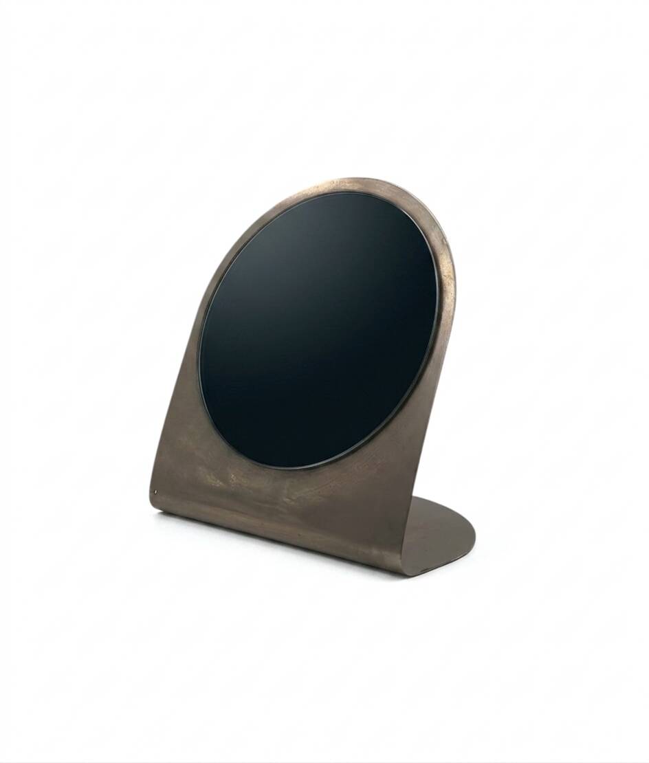 Mid-century table mirror / vanity, France 1970s