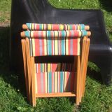 Duo of folding chairs