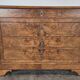 Louis Philippe style commode in walnut burl veneer.