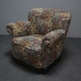 Designer club armchair, 1940s.