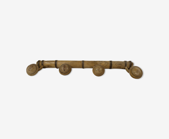 Patère porte manteaux vintage en bois