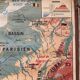 Grande carte d’école vintage