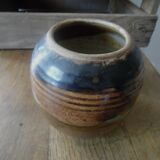Vase en grès  vernisé