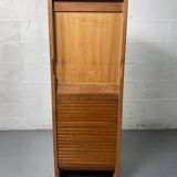 Vintage curtain file cabinet