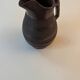Large antique ceramic pitcher with glazed finish (sculpted stoneware) 1950