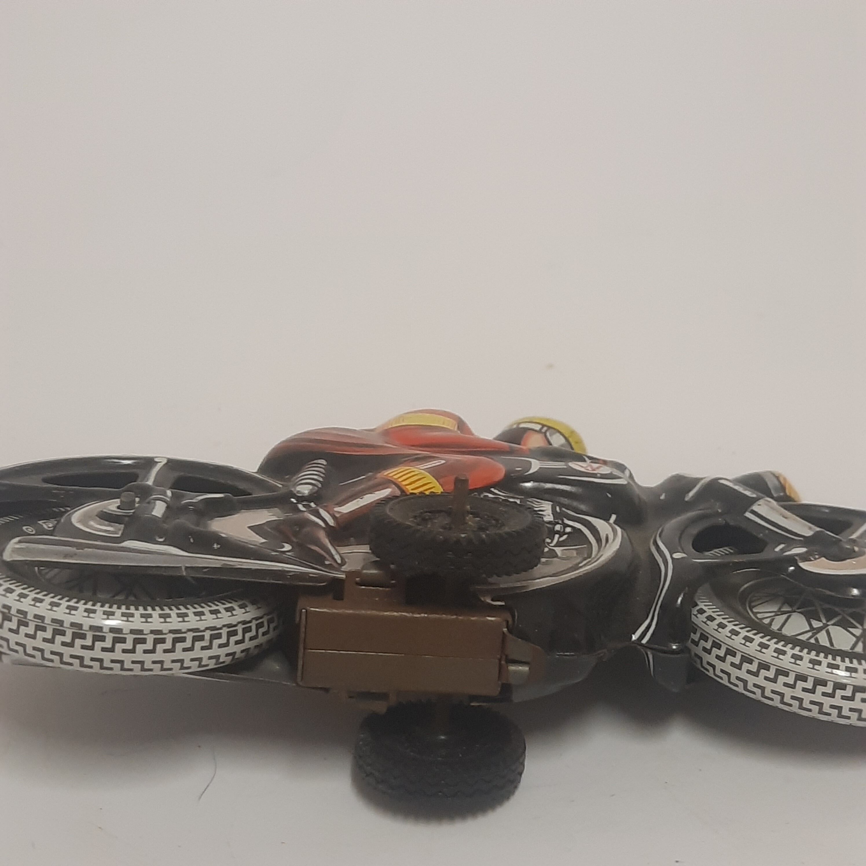 Vintage tin toy motorcycle